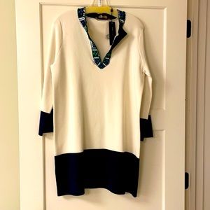 BCBG jeweled knit tunic